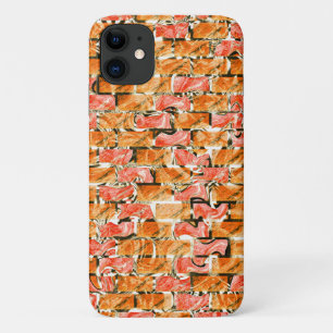 Case-Mate iPhone Case Desenho no estilo tijolos com tom de brilho