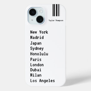 Coque Pour iPhone 15 Désert Lieux Personnalisés Voyage Inspiré