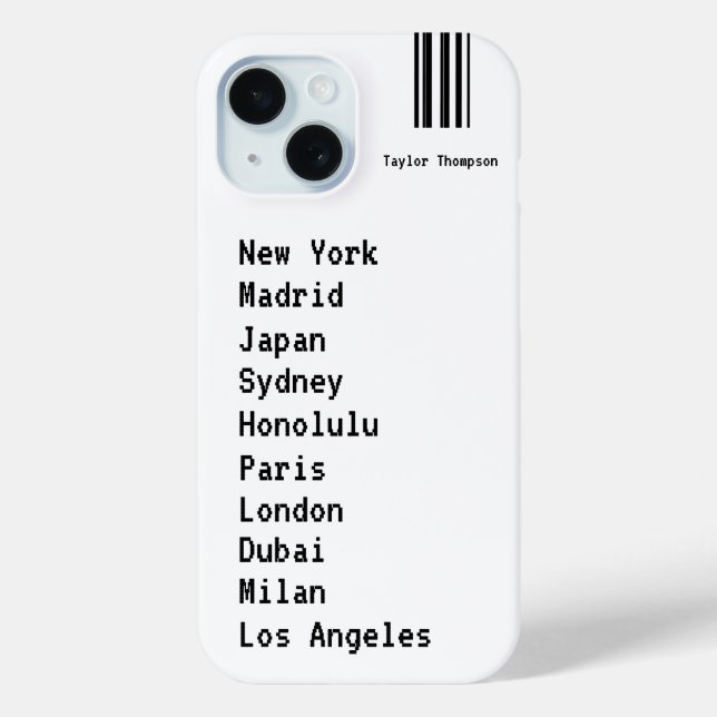 Coques Case-Mate iPhone Désert Lieux Personnalisés Voyage Inspiré (Verso)