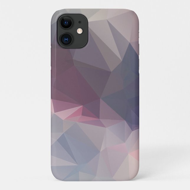 Coques Case-Mate iPhone Design Abstrait de Motif rose gris (Dos)