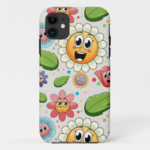 Case-Mate iPhone Case Design arrière - plan transparent avec fleurs colo