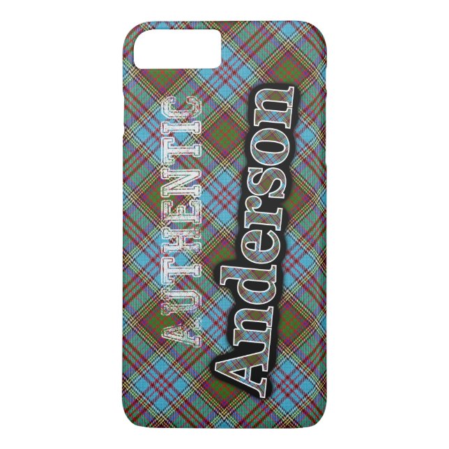 Coques Case-Mate iPhone Design authentique Clan Anderson Scottish Tartan (Dos)