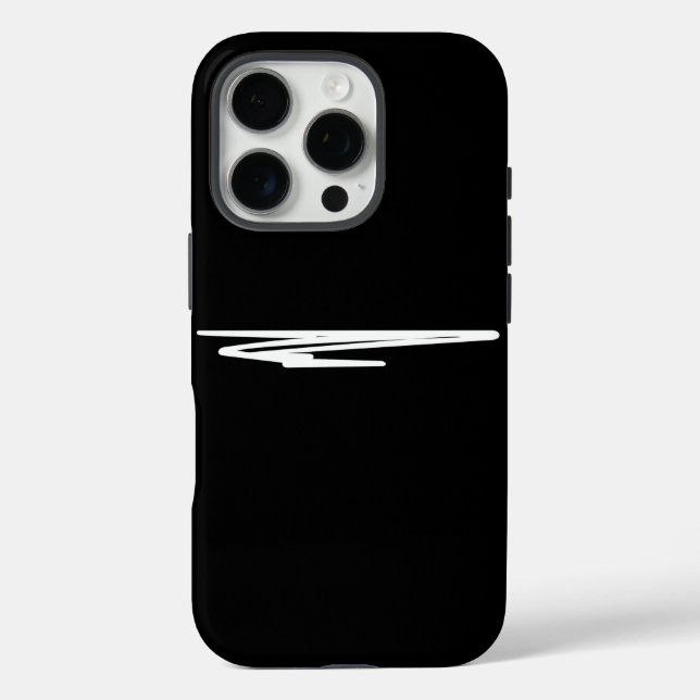 Coques Case-Mate iPhone Design chic en noir et blanc (Verso)