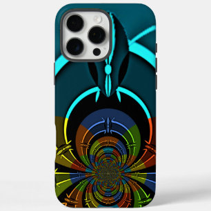 Coques iPhone 16 Pro Max Design coloré du Bouclier Masaï