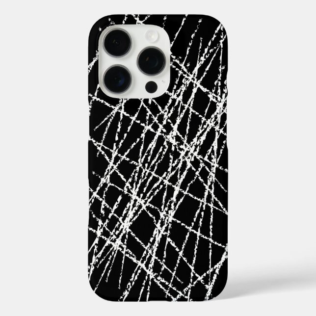 Coques Case-Mate iPhone Design cool en noir et blanc (Verso)