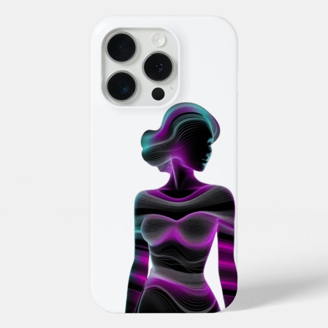 Coques Case-Mate iPhone Design d'art 3D pour fille (Verso)