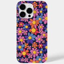 Design de Fleur Rétro pour iPhone et Samsung