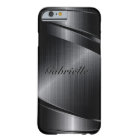 Design d'impression métallique brillant noir