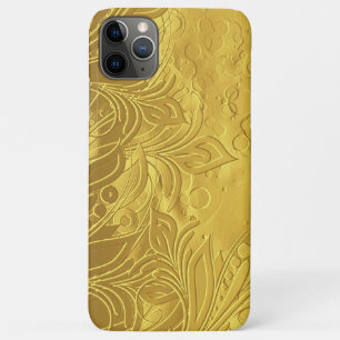 Coque Case-Mate Pour iPhone Design doré sophistiqué et élégant en relief