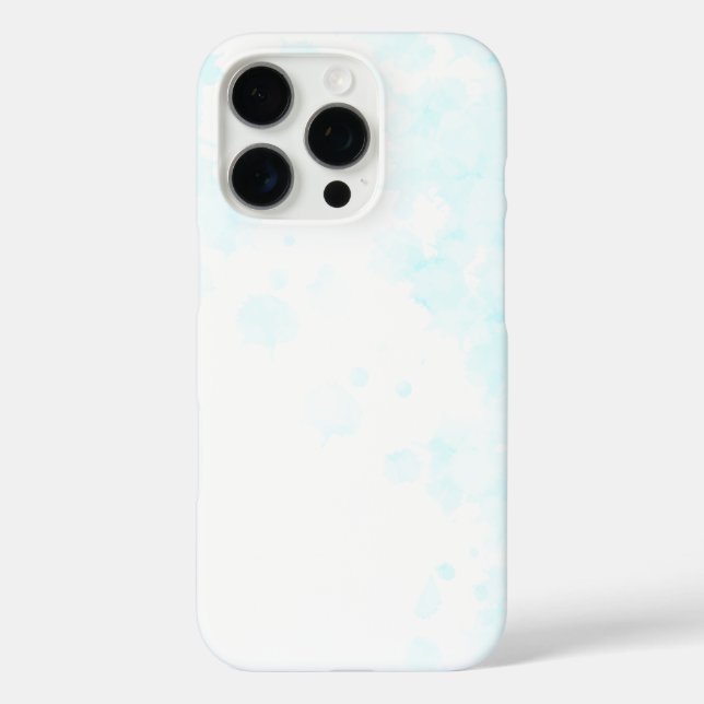 Coques Case-Mate iPhone Design élégant en bleu clair et blanc (Verso)