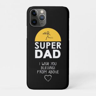 Case-Mate iPhone Case Design élégant "SUPER DAD" Voeux personnalisés