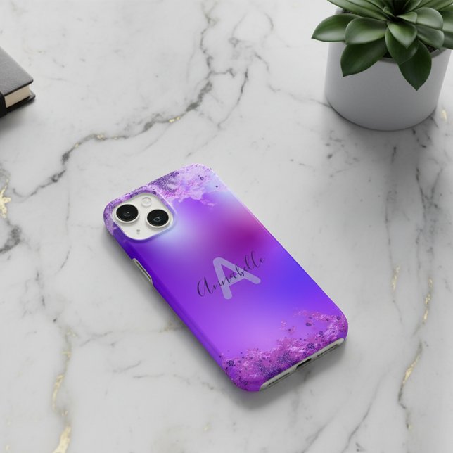 Coques Case-Mate iPhone Design élégant Violet violet violet violet moderne (Créateur téléchargé)