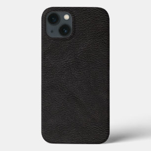 Case-Mate iPhone Case Design en cuir noir texturé