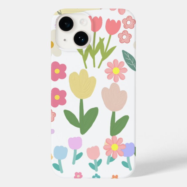 Coques Case-Mate iPhone Design floral élégant (Verso)