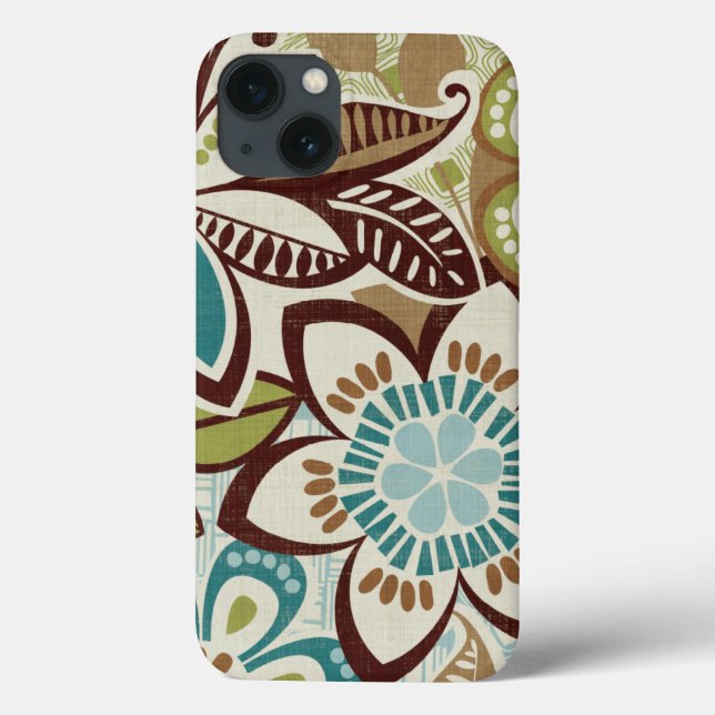 Coques Case-Mate iPhone Design floral moderne (Verso)