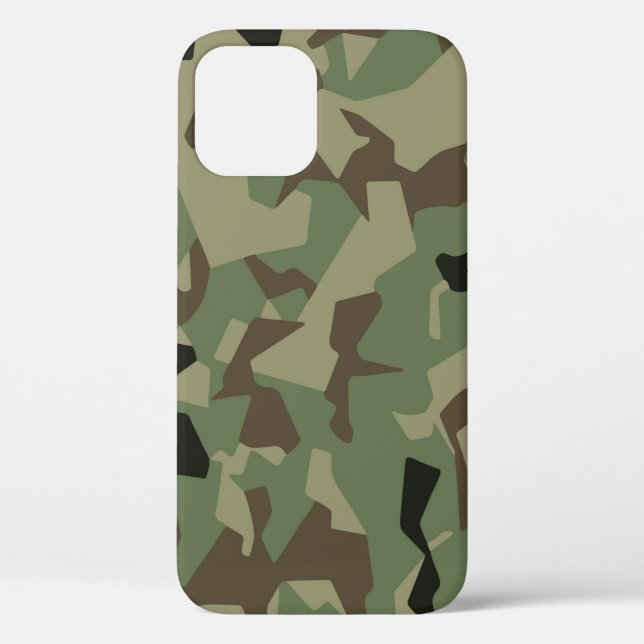 Coques Case-Mate iPhone Design graphique Camo kaki (Verso)