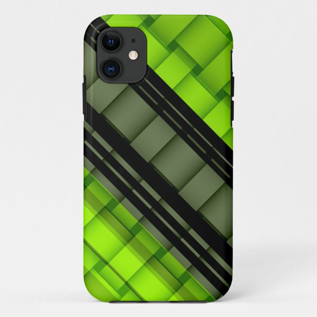 Coques Case-Mate iPhone Design graphique rétrographique à rayures noires e (Dos)