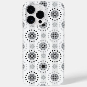Coque Pour Pour iPhone 14 Pro Max Design moderne monochrome motif floral