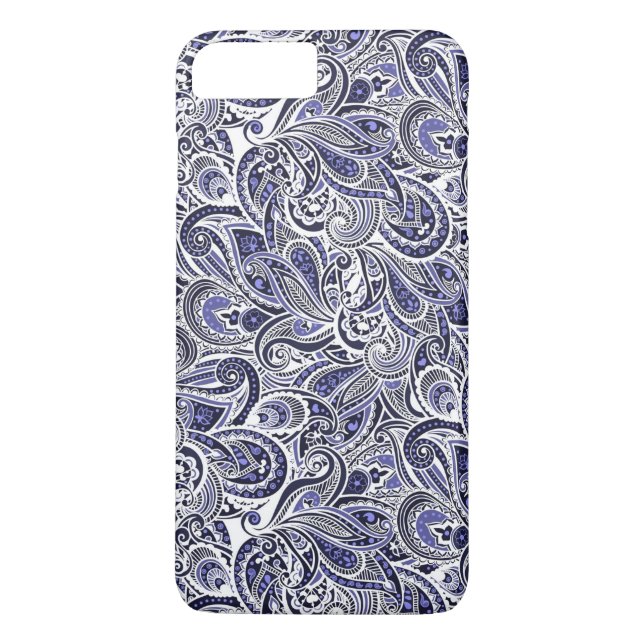 Coques Case-Mate iPhone Design motif bleu pâle (Dos)