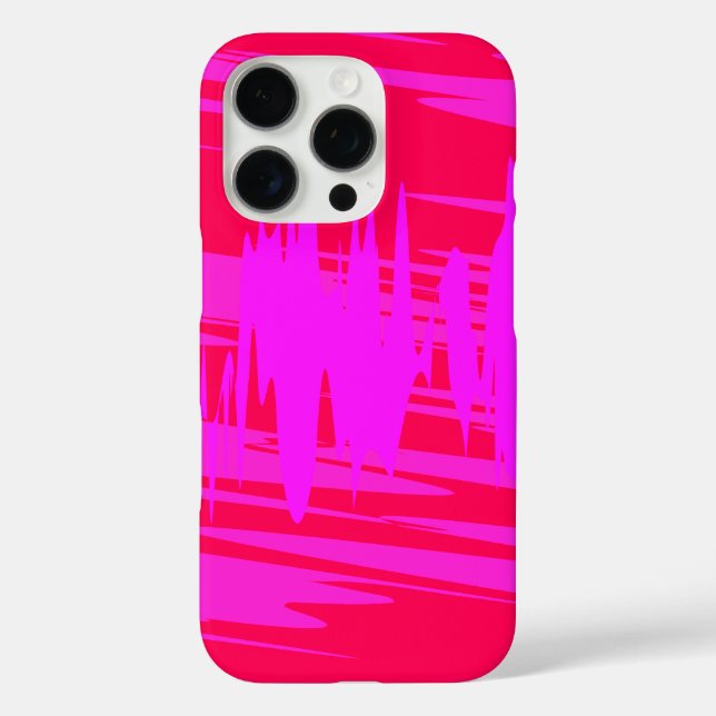 Coques Case-Mate iPhone Design Motif brillant en couleurs néon (Verso)