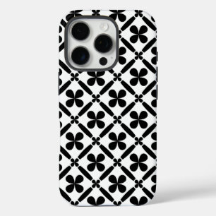Coques iPhone 16 Pro Design motif en noir et blanc