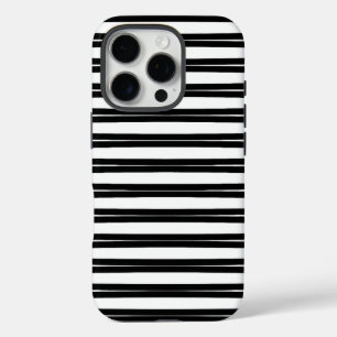 Coques iPhone 16 Pro Design motif en noir et blanc