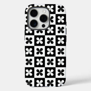 Coques iPhone 16 Pro Design motif en noir et blanc