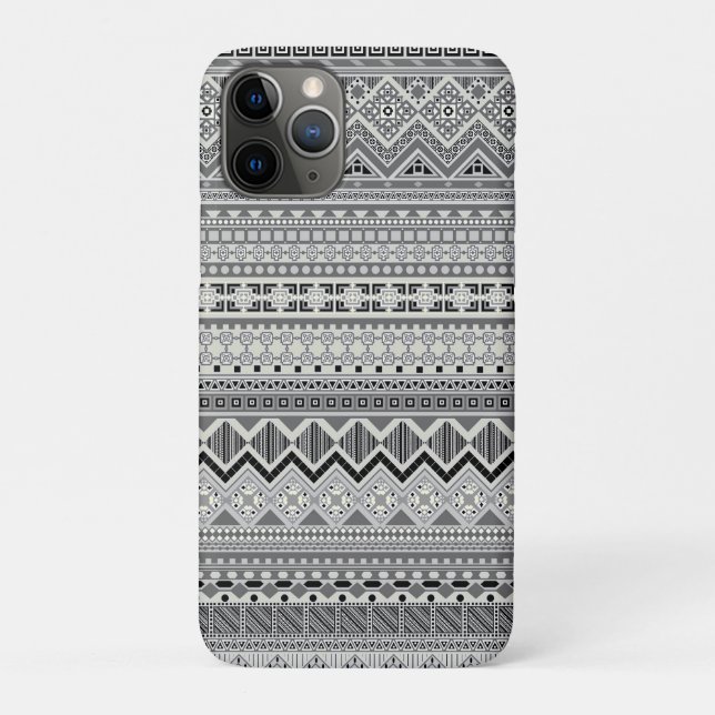 Coques Case-Mate iPhone Design motif gris pâle (Dos)