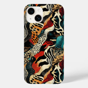 Coque Pour iPhone 14 Design Poster de animal élégant