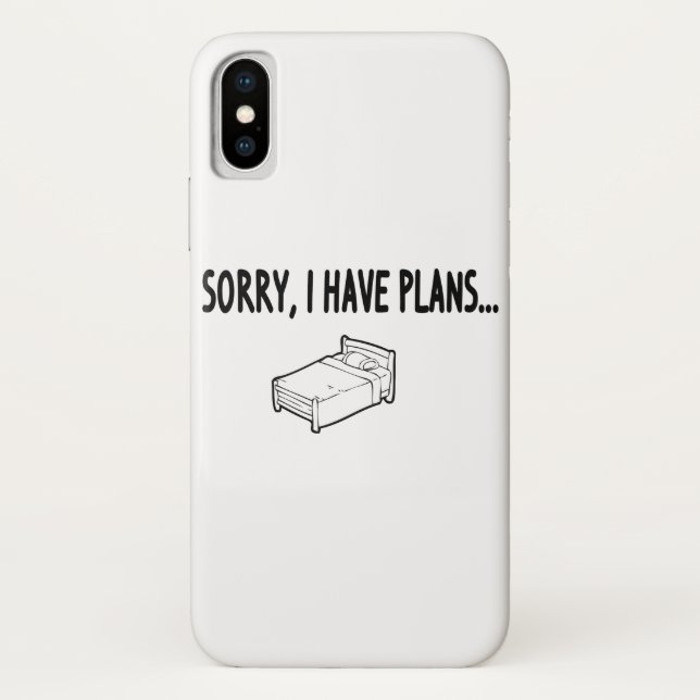 Coques Case-Mate iPhone Désolé j'ai des projets (Dos)