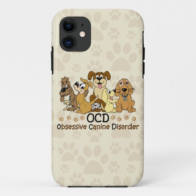Coques Case-Mate iPhone Désordre canin obsédant d'OCD (Dos)