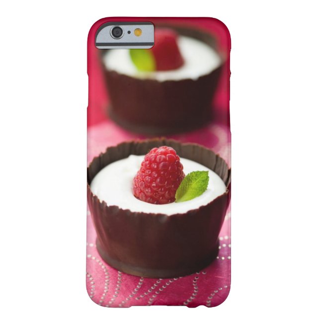 Coques Case-Mate iPhone Dessert blanc de mousse de chocolat (Dos)
