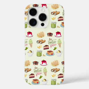 Coques iPhone 16 Pro Desserts Italiens Sucreries