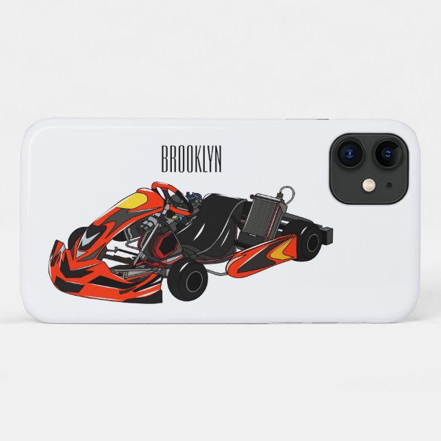 Coques Case-Mate iPhone dessin animé de Kart racing (Dos (Horizontal))