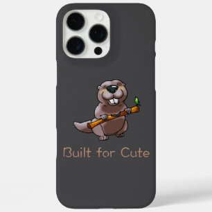 Coques iPhone 16 Pro Max Dessin animé drôle de castor – Construit pour être