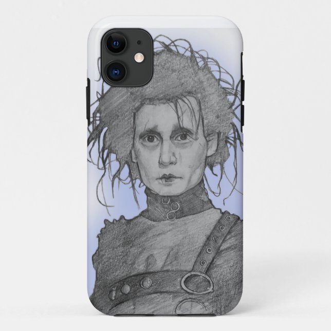 Coques Case-Mate iPhone dessin artistique edward mains de ciseaux (Dos)