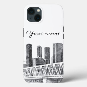 Case-Mate iPhone Case Dessin au crayon du pont Metro