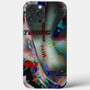 Case-Mate iPhone Case Dessin avec découpe de bannière sombre et mot jumb