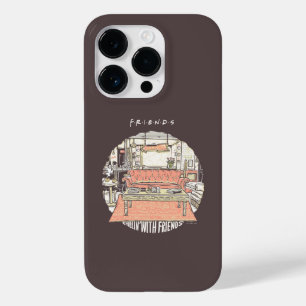 Coque Pour iPhone 14 Pro Dessin de Chillin avec AMIS™
