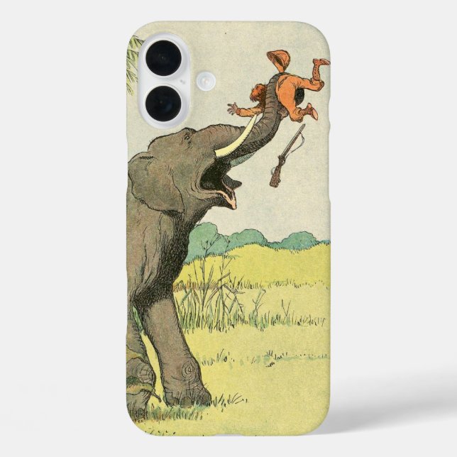 Coques Case-Mate iPhone Dessin de livre d'histoires d'éléphants (Verso)