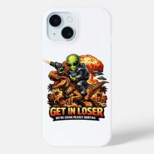 Coque Pour iPhone 15 Dessin de mème de fantasy de science-fiction drôle