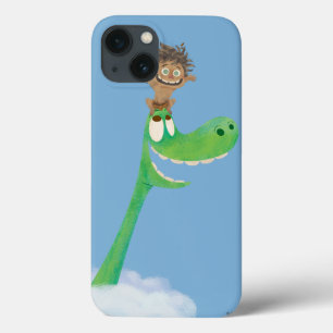 Etui iPhone 13 Dessin de Spot et Arlo dans les nuages