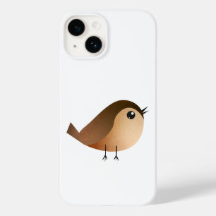 Coque Pour iPhone 14 Dessin d'Oiseau de Bruant