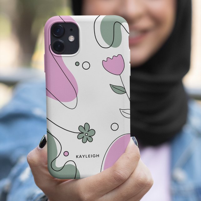 Coques Case-Mate iPhone Dessin et formes botaniques Abstraites (Créateur téléchargé)