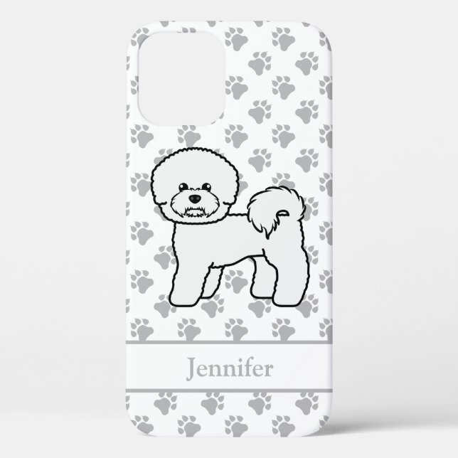 Coques Case-Mate iPhone Dessin et nom de chien de dessin animé mignon Bich (Verso)