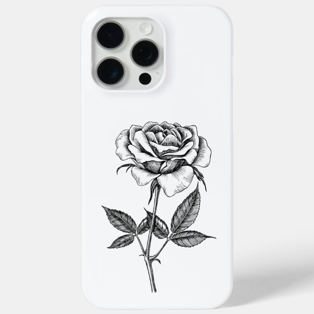 Coques Case-Mate iPhone dessin rose (Verso)