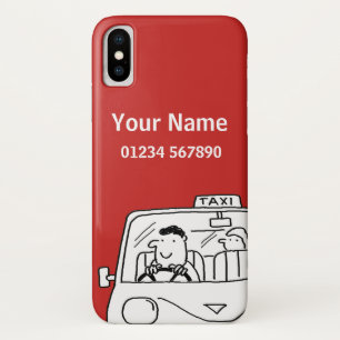 Coques Pour iPhone Dessin sur le thème du taxi