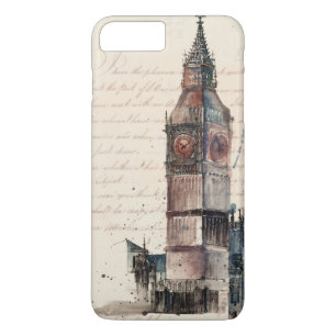 Coque iPhone 8 Plus/7 Plus Destinations Lettres Vintages De Big Ben