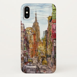 Coque iPhone X Destinations   New York City Vue de Little Italy