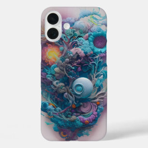 Coques iPhone 16 Plus Détendez-vous et respirez profondément - Floral AI